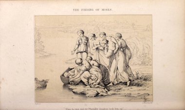 Hıristiyan illüstrasyon. Eski görüntü