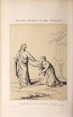 Hıristiyan illüstrasyon. Eski görüntü