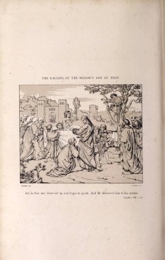 Hıristiyan illüstrasyon. Eski görüntü