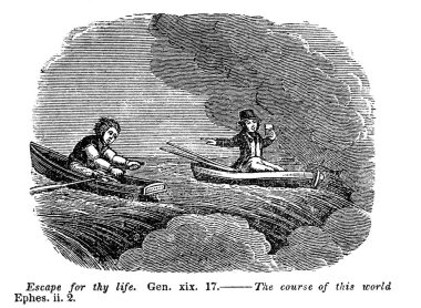 Hıristiyan illüstrasyon. Eski görüntü