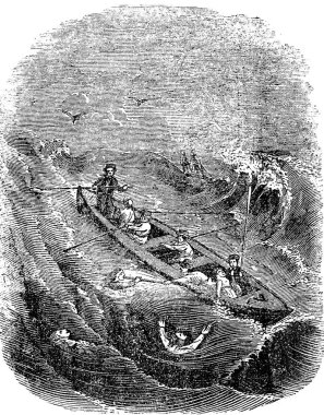 Hıristiyan illüstrasyon. Eski görüntü