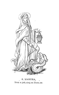 Hıristiyan illüstrasyon. Eski görüntü