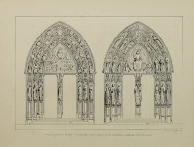 Hıristiyan illüstrasyon. Eski görüntü