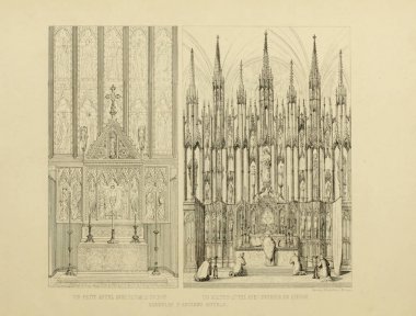 Hıristiyan illüstrasyon. Eski görüntü