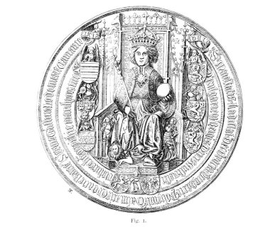 Hıristiyan illüstrasyon. Eski görüntü