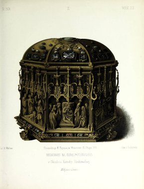 Hıristiyan illüstrasyon. Eski görüntü