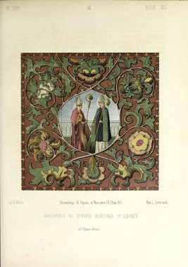 Hıristiyan illüstrasyon. Eski görüntü