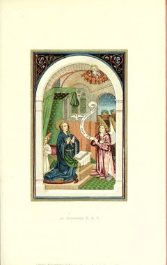 Hıristiyan illüstrasyon. Eski görüntü