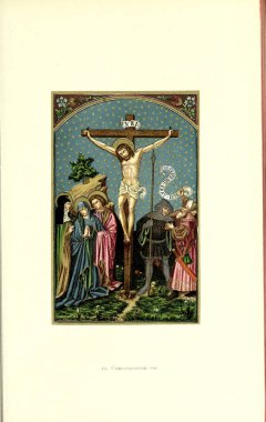 Hıristiyan illüstrasyon. Eski görüntü