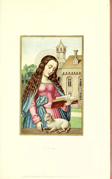 Ilustración Cristiana Imagen Antigua — Foto de Stock