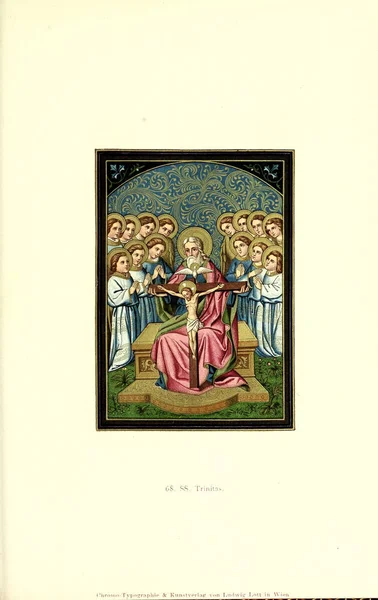 Illustrazione Cristiana Vecchia Immagine — Foto Stock