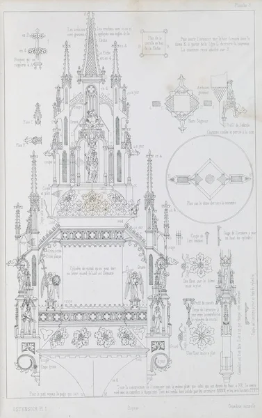 Illustrazione Cristiana Vecchia Immagine — Foto Stock