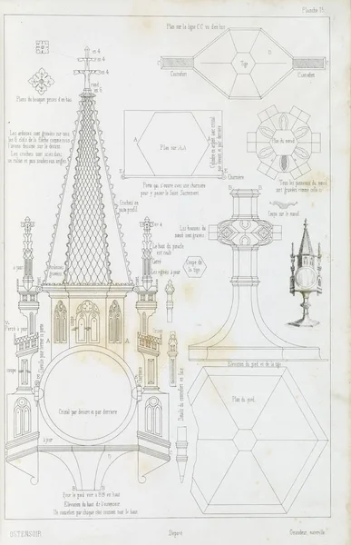 Illustrazione Cristiana Vecchia Immagine — Foto Stock