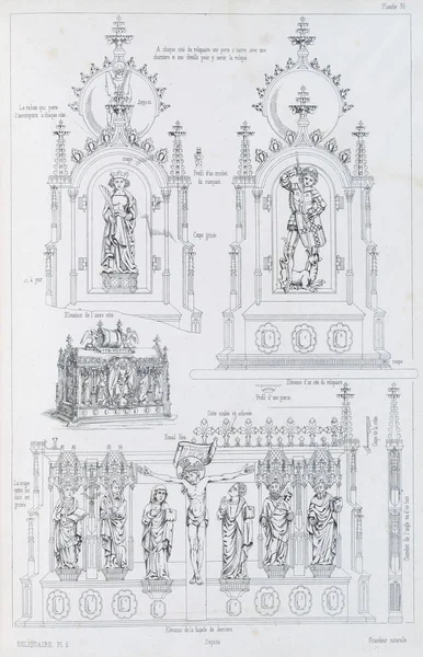 Illustrazione Cristiana Vecchia Immagine — Foto Stock