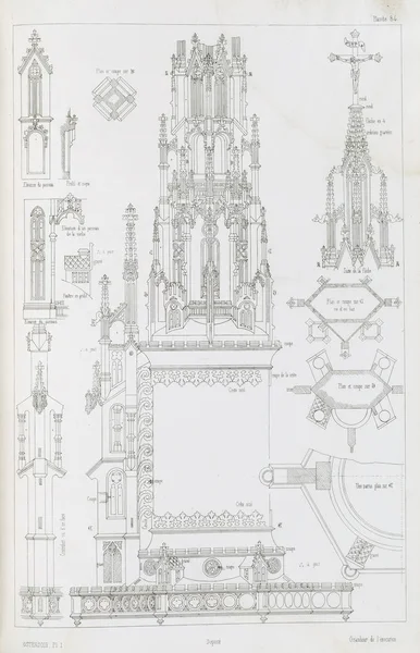 Illustrazione Cristiana Vecchia Immagine — Foto Stock