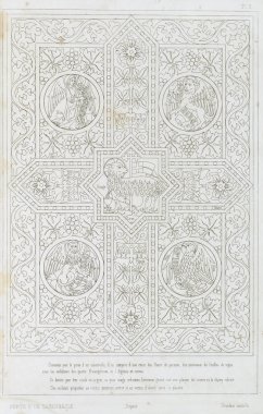 Hıristiyan illüstrasyon. Eski görüntü