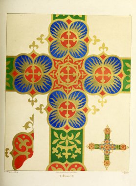 Hıristiyan illüstrasyon. Eski görüntü