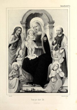 Hıristiyan illüstrasyon. Eski görüntü