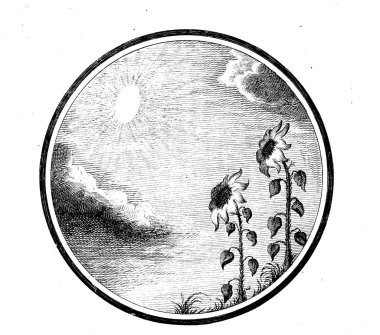 Hıristiyan illüstrasyon. Eski görüntü