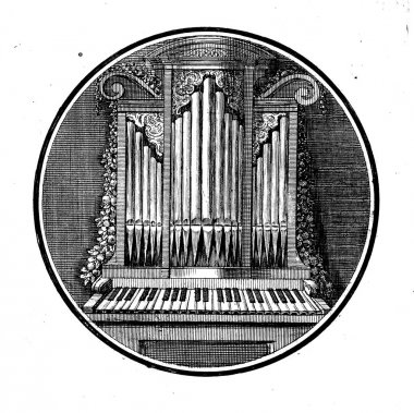 Hıristiyan illüstrasyon. Eski görüntü