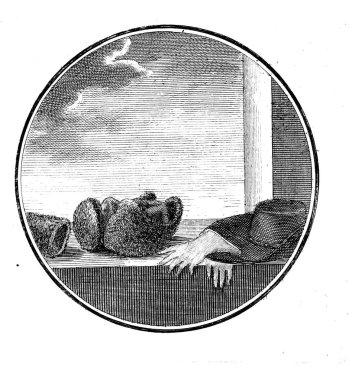 Hıristiyan illüstrasyon. Eski görüntü