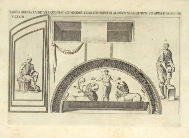  Hıristiyan illüstrasyon. Eski görüntü