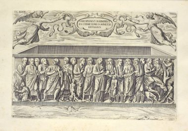 Hıristiyan illüstrasyon. Eski görüntü