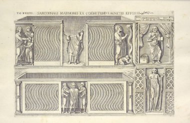 Hıristiyan illüstrasyon. Eski görüntü