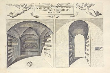 Hıristiyan illüstrasyon. Eski görüntü