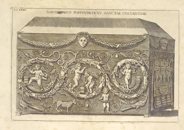 Hıristiyan illüstrasyon. Eski görüntü