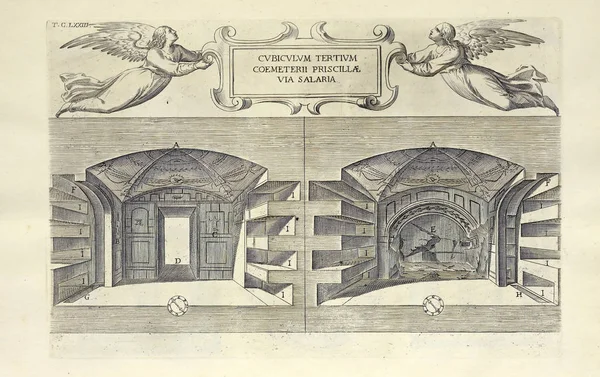 Hıristiyan illüstrasyon. Eski görüntü