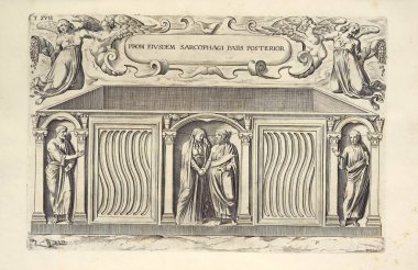 Hıristiyan illüstrasyon. Eski görüntü