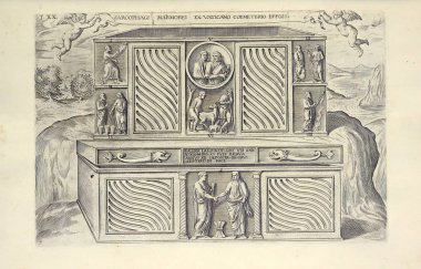 Hıristiyan illüstrasyon. Eski görüntü