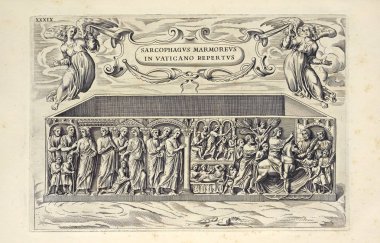 Hıristiyan illüstrasyon. Eski görüntü