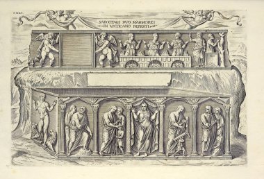 Hıristiyan illüstrasyon. Eski görüntü