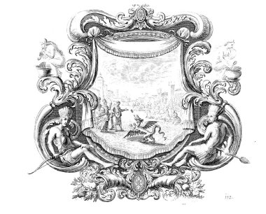 Hıristiyan illüstrasyon. Eski görüntü