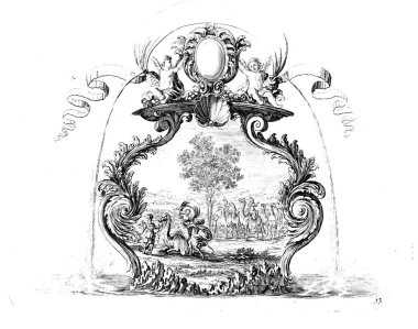 Hıristiyan illüstrasyon. Eski görüntü