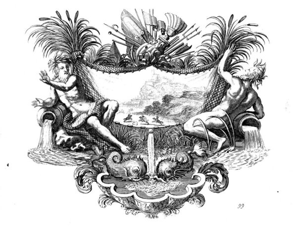 Christian illustration. Old image