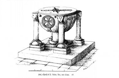 Çapraz. Anıt. Retro ve eski görüntü