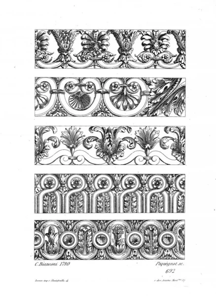 Ornamento Elemento Decorativo — Foto Stock