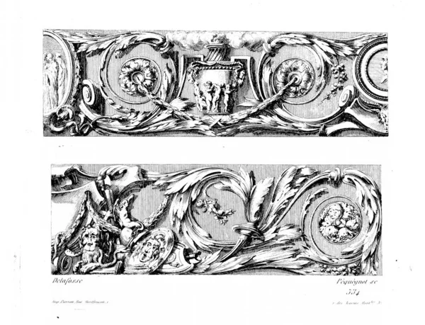 Ornamento Elemento Decorativo — Foto Stock