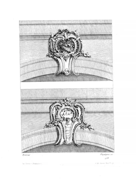 Ornamento Elemento Decorativo — Foto Stock