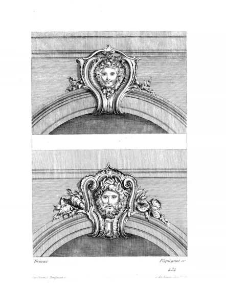 Ornamento Elemento Decorativo — Foto Stock