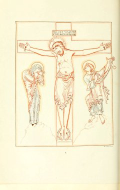 Hıristiyan illüstrasyon. Eski görüntü