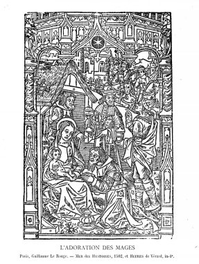 Hıristiyan illüstrasyon. Eski görüntü