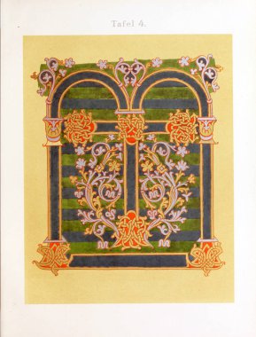 Hıristiyan illüstrasyon. Eski görüntü