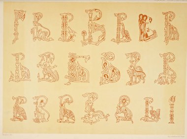 Hıristiyan illüstrasyon. Eski görüntü