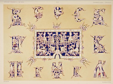 Hıristiyan illüstrasyon. Eski görüntü