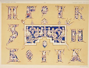 Hıristiyan illüstrasyon. Eski görüntü