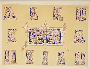 Hıristiyan illüstrasyon. Eski görüntü